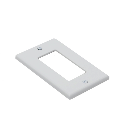 Tapa para Contacto Rectangular Color Blanco.