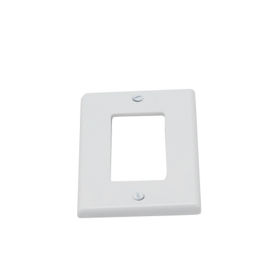 Tapa para Contacto Rectangular Color Blanco.