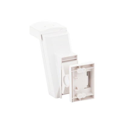 Detector de Movimiento PIR Antimascara / 100% Exterior /  Inalambrico (Alimentación) / Hasta 12 metros a 85°; de cobertura/ Instalación a 3 metros / Compatible con cualquier panel de alarma