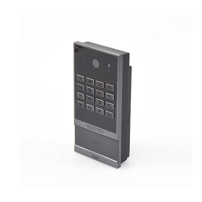 Videoportero SIP para Control de Acceso, Teclado numérico iluminado, 2 relevadores, anti-vandálico, IP66 y IK07, PoE