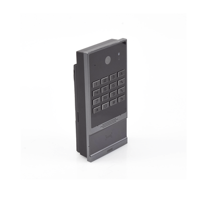 Videoportero SIP para Control de Acceso, Teclado numérico iluminado, 2 relevadores, anti-vandálico, IP66 y IK07, PoE