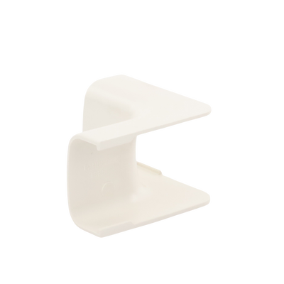 Esquinero interior, para uso con canaleta LD5, material ABS, Color Blanco Mate