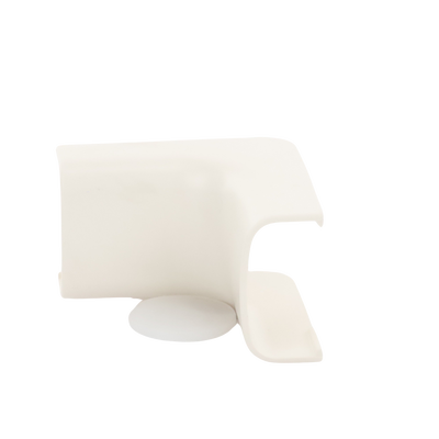 Esquinero interior, para uso con canaleta LD5, material ABS, Color Blanco Mate