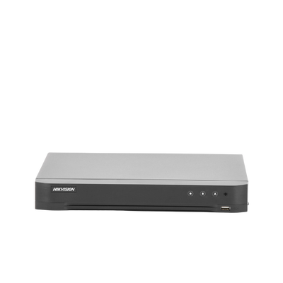 DVR 4 Canales TurboHD + 2 Canales IP / 5 Megapixel Lite - 3K Lite / Acusense (Evita Falsas Alarmas) / Audio por Coaxitron / Reconocimiento de Rostros (Base de Datos) / 1 Bahía de Disco Duro / H.265+ / Salida de Video en Full HD