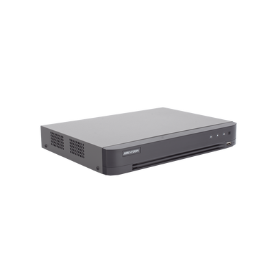 DVR 8 Canales TURBOHD + 4 Canales IP / 5 Megapixel Lite - 3K Lite / Audio de Dos Vías por Coaxitron / Reconocimiento Facial / ACUSENSE (Evista falsas alarmas) / 1 Bahía de Disco Duro / Salida de Video en Full HD