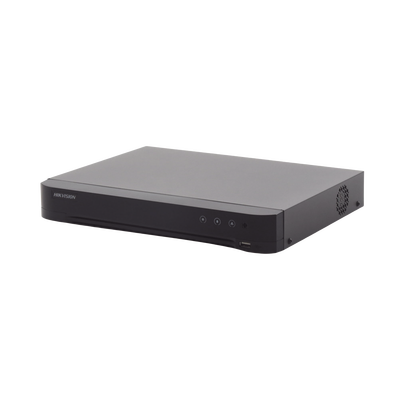 DVR 8 Canales TurboHD + 8 Canales IP / 8 Megapixel (4K) / Acusense (Evita Falsas Alarmas) / Audio por Coaxitron / 1 Bahía de Disco Duro / 8 Entradas de Alarma / 4 Salidad de Alarma / H.265+