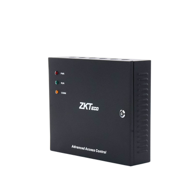 Controlador de acceso / 4 PUERTAS / Biometría Integrada / Hasta 3,000 Huellas / 30,000 Tarjetas / Incluye Gabinete y Fuente de Alimentación 12Vcc/5A compatible con ZKACCESS 3.5