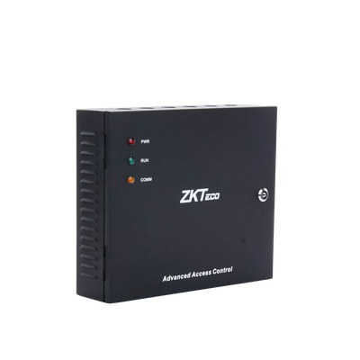 Controlador de acceso / 4 PUERTAS / Biometría Integrada / Hasta 3,000 Huellas / 30,000 Tarjetas / Incluye Gabinete y Fuente de Alimentación 12Vcc/5A compatible con ZKACCESS 3.5