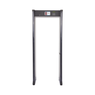 Arco Detector de Metales de 6 Zonas con Anclaje para Fijarse al Piso. Incluye Sensor IR para evitar falsas Alarmas / Certificado por la Administración Federal de Aviación de EE. UU. (FAA)