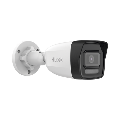 HiLook Series / Bala IP 4  Megapixel  / Lente 2.8 mm / 30 mts IR /  Micrófono Integrado / Exterior IP67 / PoE / dWDR / H.265+ / ONVIF