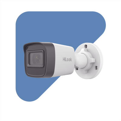 HiLook Series / Bala IP 4 Megapixel / Lente 2.8 mm / 20 mts IR / Exterior IP67 / PoE / dWDR / H.265+ / ONVIF