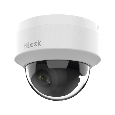HiLook Series / Domo IP 2 Megapixel (1080p) / Lente 2.8 mm (Gran Angular) / 20 mts IR / Interior / PoE / dWDR / H.265+ / ONVIF