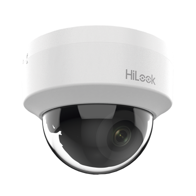 HiLook Series / Domo IP 2 Megapixel (1080p) / Lente 2.8 mm (Gran Angular) / 20 mts IR / Interior / PoE / dWDR / H.265+ / ONVIF
