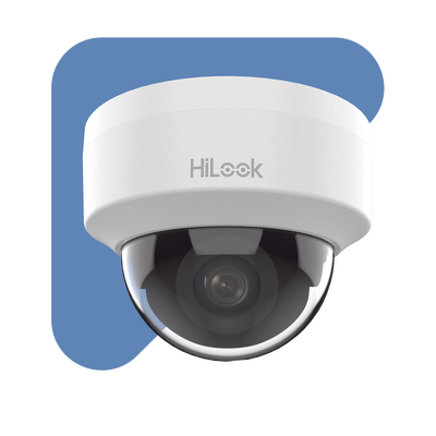 HiLook Series / Domo IP 2 Megapixel (1080p) / Lente 2.8 mm (Gran Angular) / 20 mts IR / Interior / PoE / dWDR / H.265+ / ONVIF