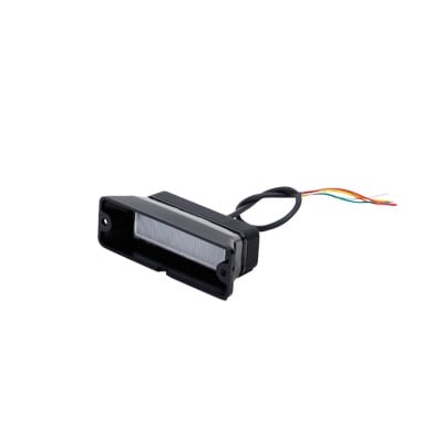 Luz auxiliar de 6 LEDs en color azul / rojo con mica transparente