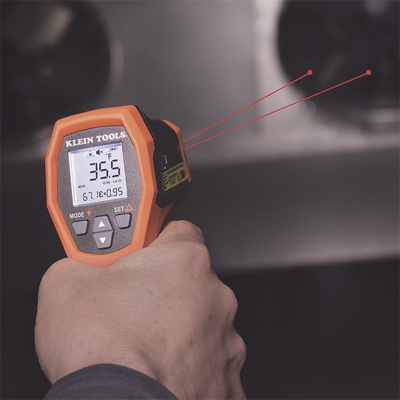 Termómetro Infrarrojo de Doble Láser  20:1. (-40° a 650° C).