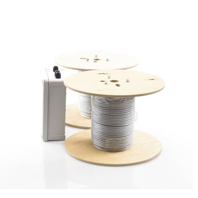 Kit de Cable Sensor Para Cerca Ciclonica IRONCLAD / 150 METROS / 2 ZONAS; 75 METROS POR ZONA / Sin Falsas Alarmas por Viento / TODO Incluido/TARJETA LPU400/ Calibración por Software