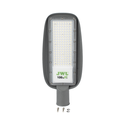 Luminaria LED  de 100 W / 100 - 265 V CA~50/60 Hz / Fotocelda  / Color Blanco/ Dimensiones 200 x 465 x 78 mm / Ángulo de Luz 135°.