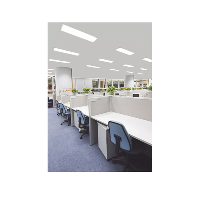 Panel LED Rectangular Empotrado o Suspendido /1195 x 295 mm / 127 Vca~60Hz / TC 6 500 K / Angulo de Luz de 140°