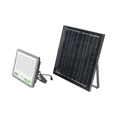 Reflector de 200 W con Panel Solar  /  Batería 3.2  V CD / T.C.C. 6 500 K / IP65.