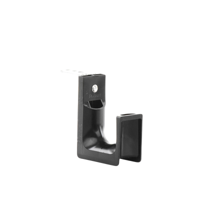 Sujetador STRONGHOLD tipo J (J-Hook), Con Soporte para Montaje en Techo, Para 46 Cables Cat6, Nylon 6.6, Color Negro, 1 pieza