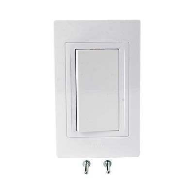 Apagador Sencillo de 127 V 10 A /Color Blanco.