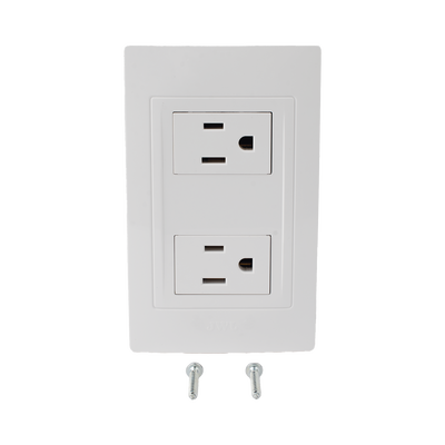 Contacto Dúplex de 127 V~60 HZ 15 A / Color Blanco.