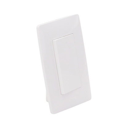 Apagador Escalera Sencillo de 10 A/ 127 V CA ~ 60 Hz / Color Blanco.