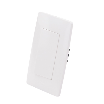 Apagador Escalera Sencillo de 10 A/ 127 V CA ~ 60 Hz / Color Blanco.