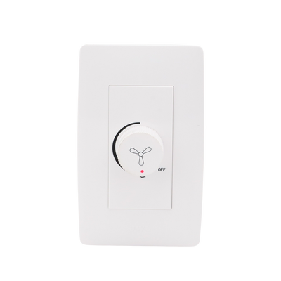 Dimmer Rotativo para Ventilador / 300 W 127 V CA / Color Blanco.