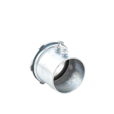 Conector 3/4" (19mm) pared delgada con tornillo tipo americano galvanizado etiqueta verde