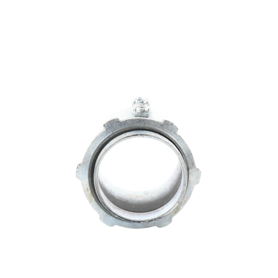 Conector 3/4" (19mm) pared delgada con tornillo tipo americano galvanizado etiqueta verde