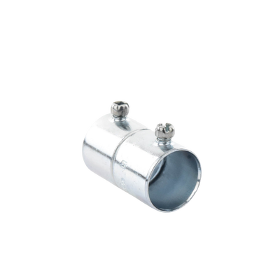 Cople 3/4" (19mm) Pared Delgada Con Tornillo (Tipo Americano) Galvanizado, Etiqueta Verde.