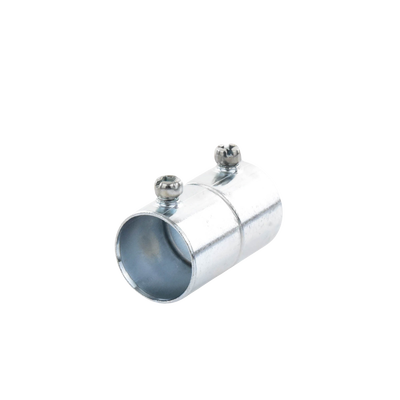 Cople 3/4" (19mm) Pared Delgada Con Tornillo (Tipo Americano) Galvanizado, Etiqueta Verde.