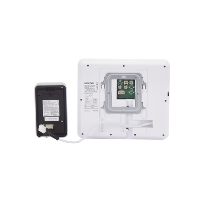 KIT DE VIDEOPORTERO IP COLOR NEGRO / Apertura con app / Súper elegante / Monitor WIFI / soporta 4 monitores y 2 frentes de calle/ Alimentacion 110vca