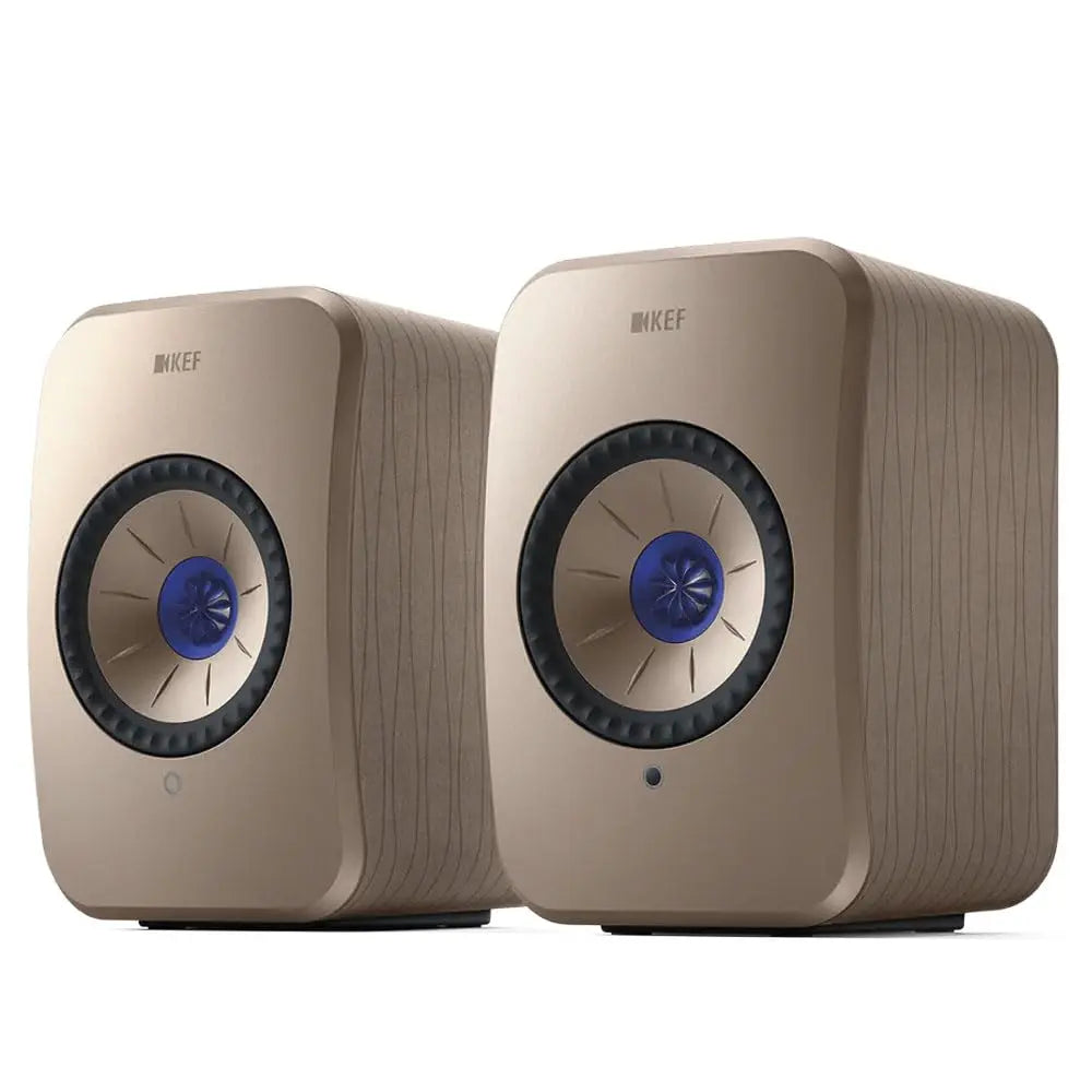 KEF LSX II Altavoces Activos, Sistema de Sonido Hi-Fi Inalámbrico con AirPlay 2, HDMI ARC, Bluetooth y Wi-Fi. Altavoces de Estantería Compactos de Alta Resolución para Streaming, TV y Escritorio. Calidad de Audio Premium y Diseño Elegante.