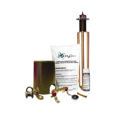 Kit de tierra física modelo TG45AB con Electrodo Magnetoactivo, capacidad: 45 AMP.