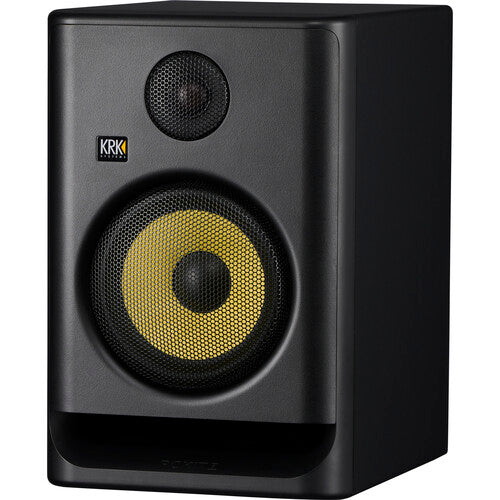 Monitor de estudio activo de 7 pulgadas KRK ROKIT 7 Generación 5 en color negro.