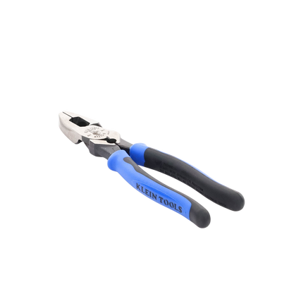 Pinzas de Electricista Alta Palanca, Jala guía y Ponchadora de Terminales de 9 Pulgadas.