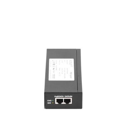 Inyector Super Hi-PoE / 56 Vcc / 30 Watts / Para Domos HIKVISION PTZ / IP (-AE / DE) / Soporta 802.3 af /at / Para Aplicaciones de CCTV