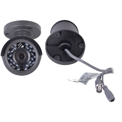 Bullet TURBOHD 720p / METÁLICA / Híbrida / Gran Cobertura / Lente 3.6 mm / IR Inteligente 20 mts / Exterior IP66
