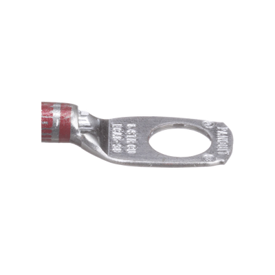 Zapata de compresión LCA8-38-L, para cal. 8 Awg, Barreno para tornillo prisionero de 3/8, 1 Pz
