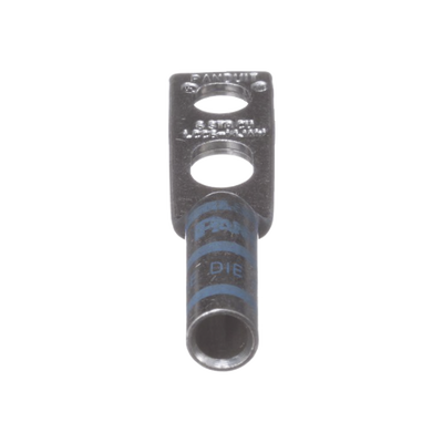 Zapata de compresión LCC6-14JAW-l para cal. 6 Awg, Doble barreno para tornillo prisionero de 1/4, 1 pz