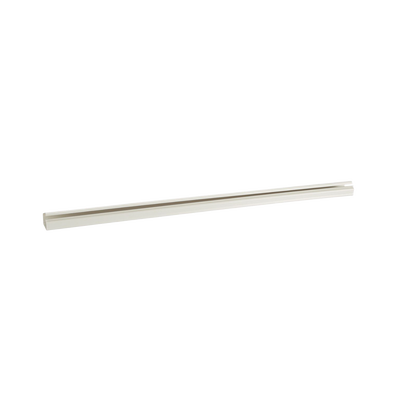 Canaleta LD10 de PVC rígido, con cinta adhesiva para instalación sin herramientas, de 38.4 x 24 x 3048 mm, Color Blanco Mate