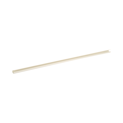 Canaleta LD3 de PVC rígido, con cinta adhesiva para instalación sin herramientas, 19.6 x 11.2 x 1828.8 mm, Color Blanco Mate