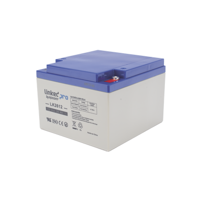 Batería 12 V / 26 Ah / UL / Tecnología AGM / Vida útil promedio de 5 años /Para uso en equipo electrónico, Alarmas de Intrusión / Incendio/ Control de acceso / Video Vigilancia / Terminales M5