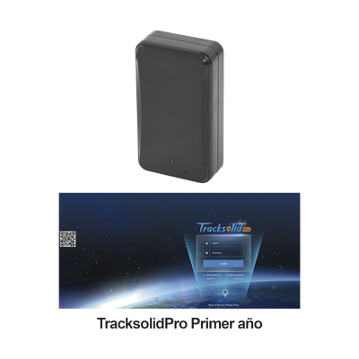 KIT Rastreador vehicular magnético / Especial para contenedores u oculto en vehículo / batería de larga duración / incluye una licencia anual para plataforma TracksolidPro