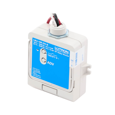 (RadioRA2) Relay control de iluminación, carga 16A, 120/277V, compatible con RadioRA2, RA2Select y RR3.