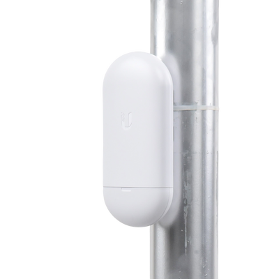 NanoStation airMAX Loco5AC CPE hasta 450 Mbps, 5 GHz (5150 - 5875 MHz), con antena integrada de 13 dBi, no incluye adaptador PoE