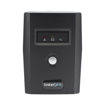 UPS 600VA/360 W Línea Interactiva / 6 Contactos 5-15R (4 Respaldadas) / Regulación de Voltaje / Protección RJ45